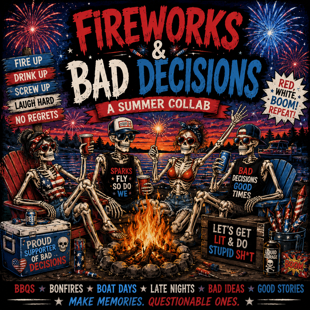 Fireworks and Bad Decisions Collab