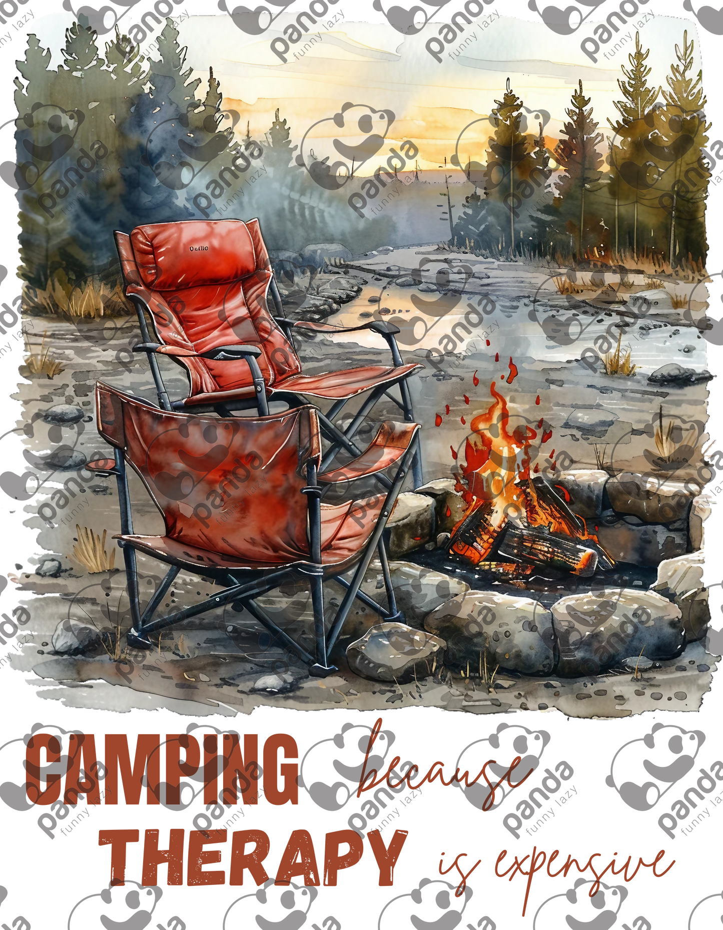 Camping because therapy is expensive
