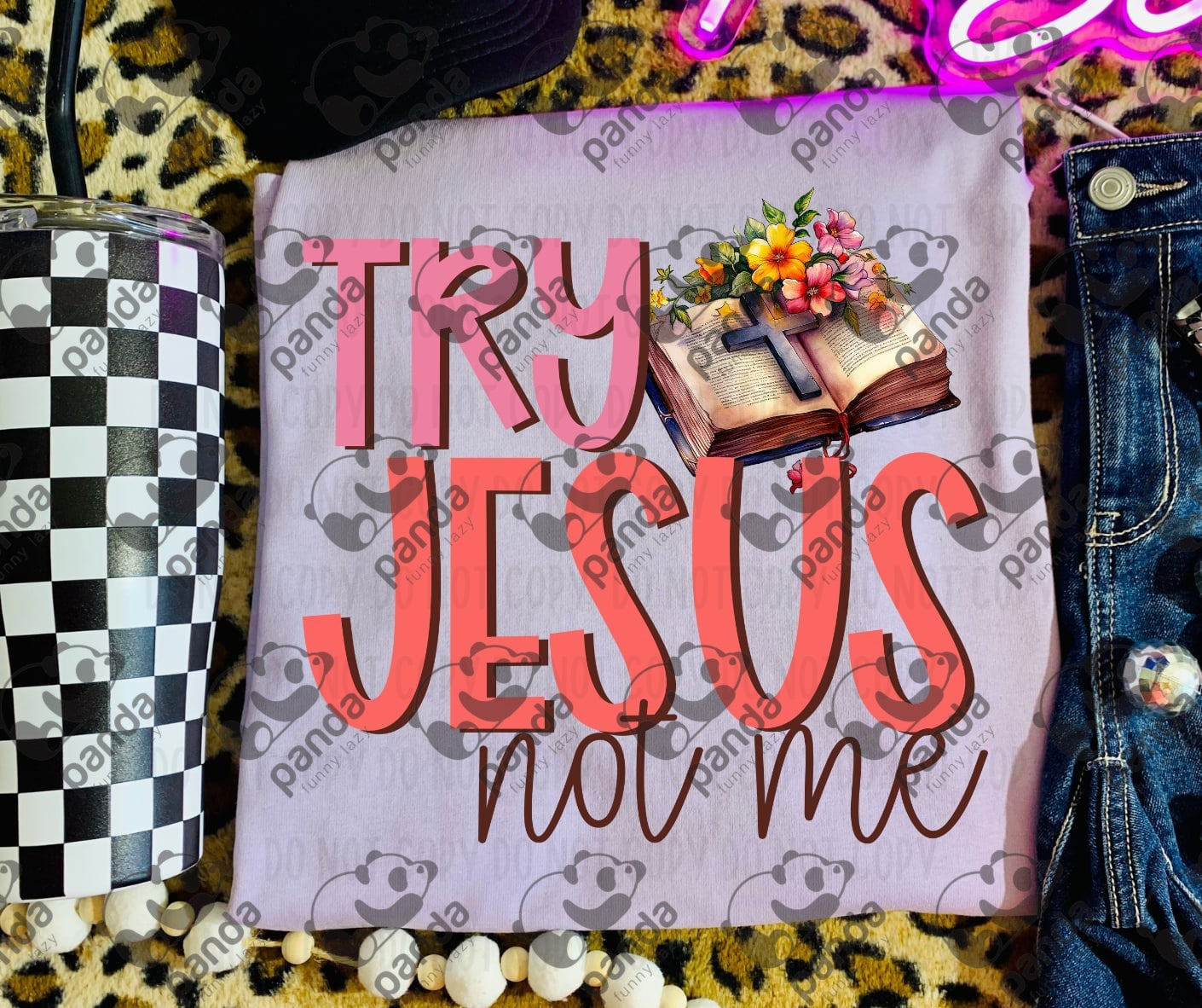 Try Jesus not me
