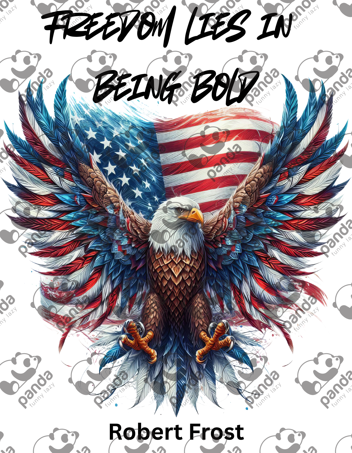 Freedom lies in being bold