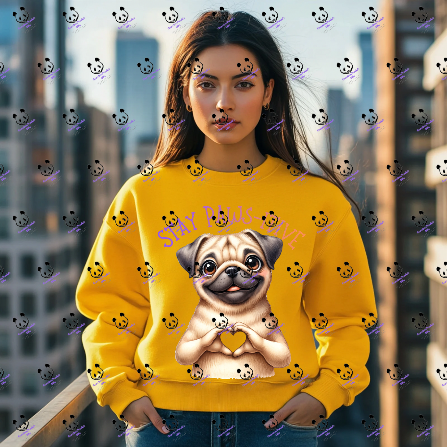 Stay paws-itive pug 4