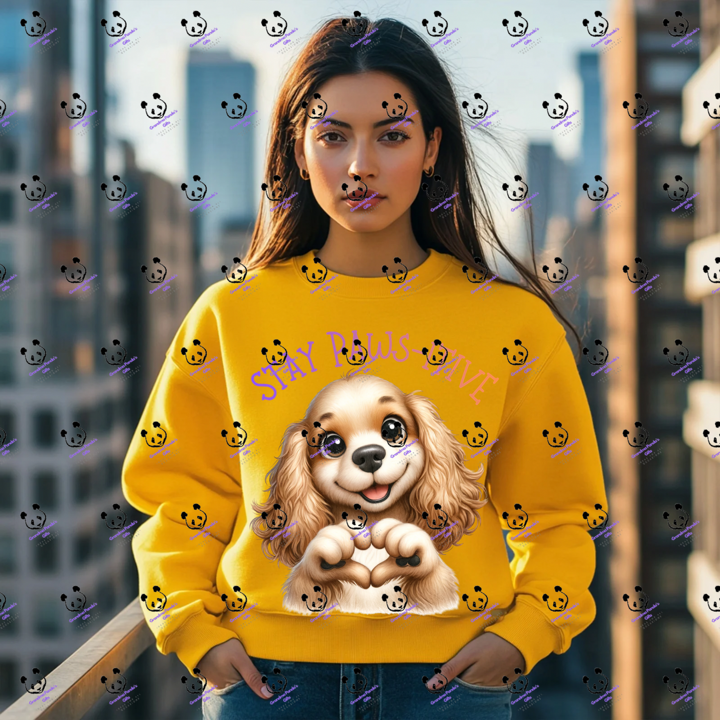 Stay paws-itive cocker spaniel 2