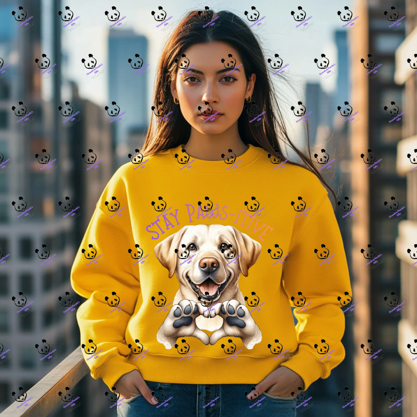 Stay paws-itive Labrador 4