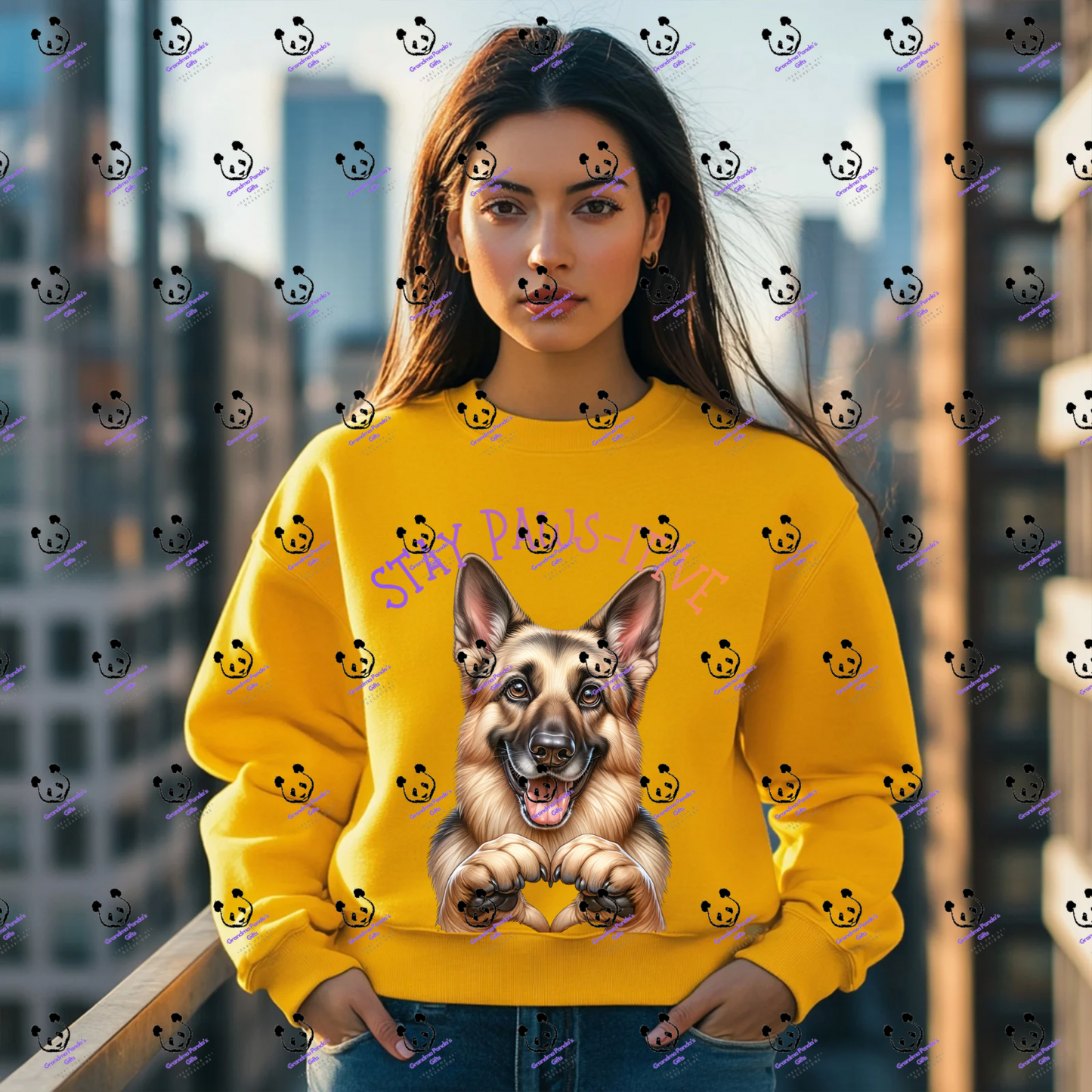 Stay paws-itive shepherd 2