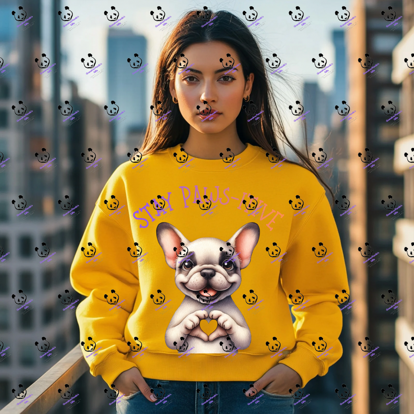 Stay paws-itive frenchie 2