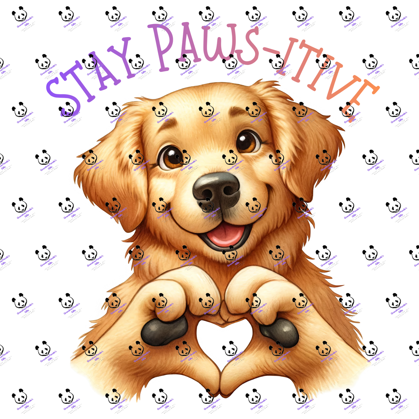 Stay paws-itive golden 3