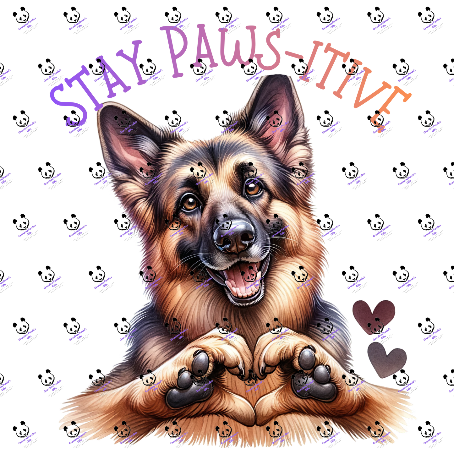 Stay paws-itive shepherd 3