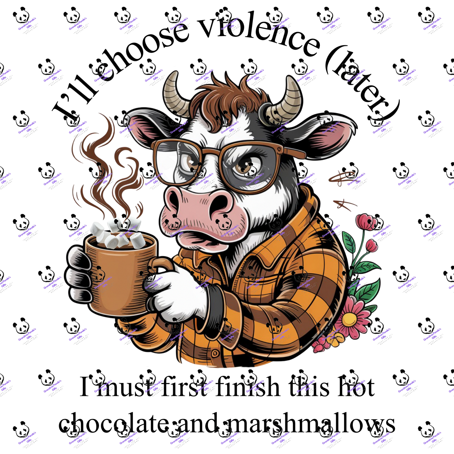 I’ll choose violence (later)…