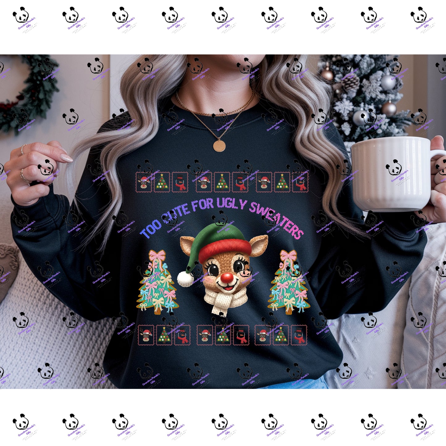 Too cute for ugly sweaters (trees) 2