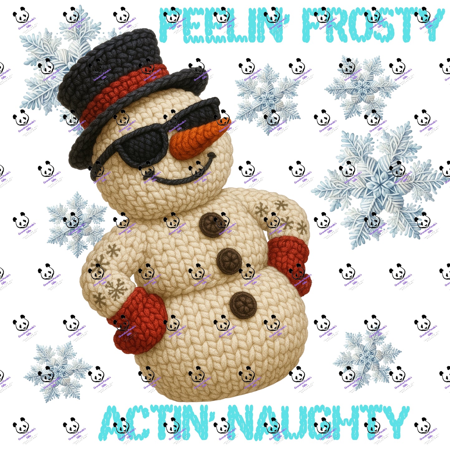 Feeling Frosty, actin’ naughty
