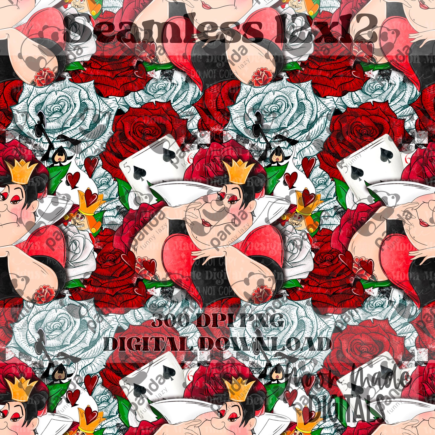Floral Queen of Hearts 2