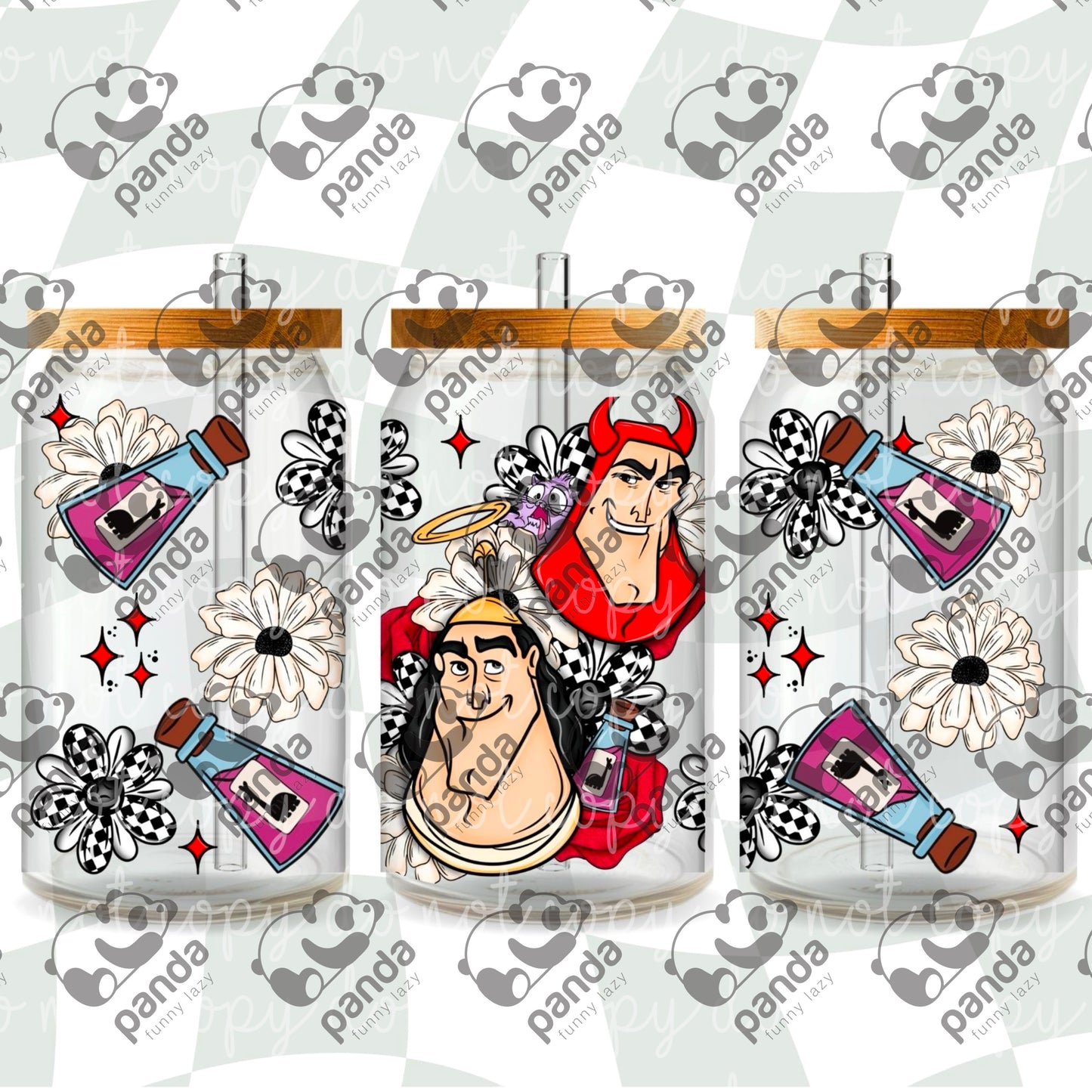 Floral angel and devil Kronk 2