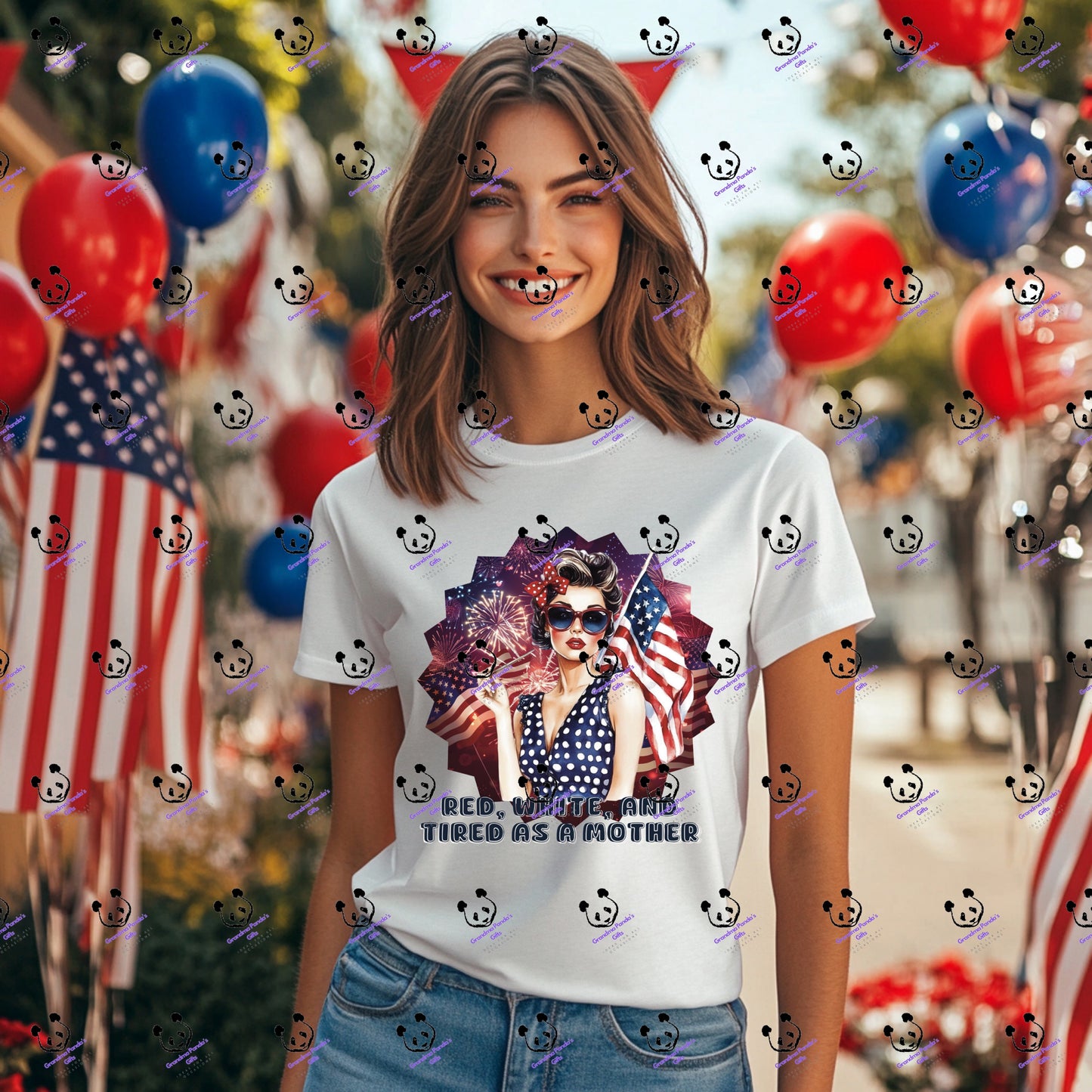Red, white, and tired as a mother