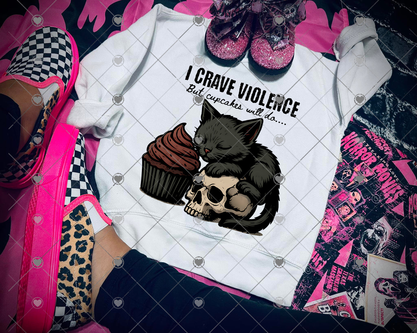 I crave violence but cupcakes will do