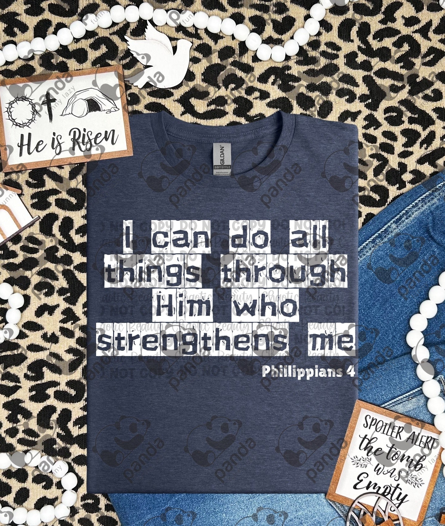I can do all things through Him who strengthens me (white)
