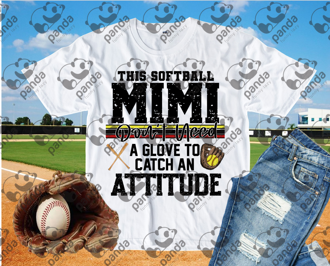 This softball mimi don't need a glove to catch an attitude