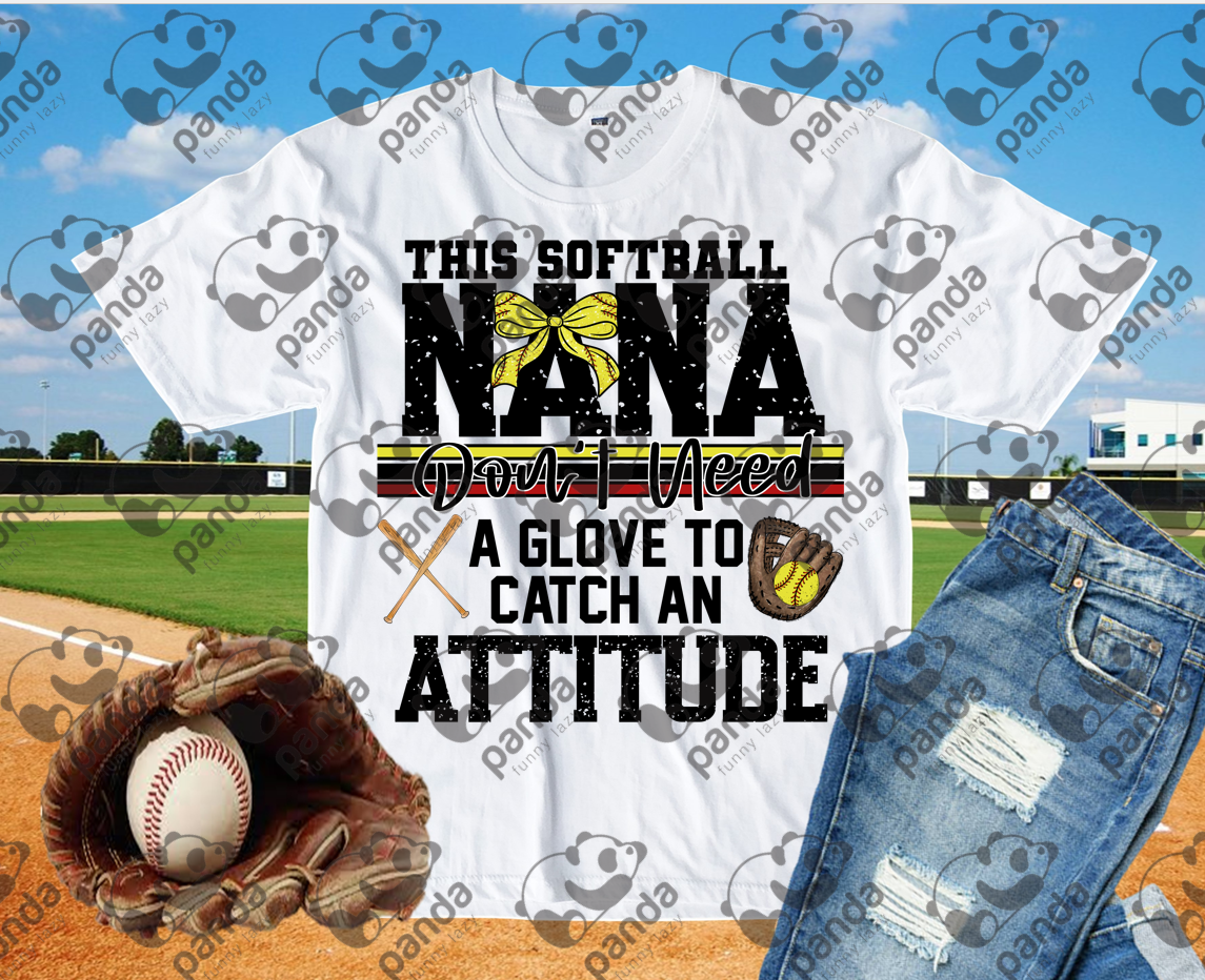 This softball nana don't need a glove to catch an attitude