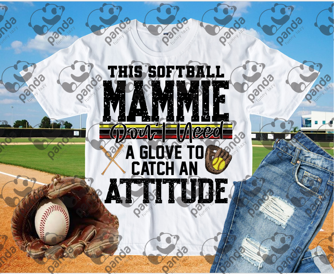 This softball mammie don't need a glove to catch an attitude