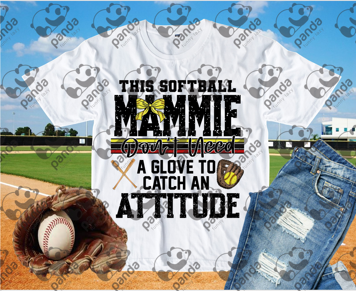 This softball mammie don't need a glove to catch an attitude 2