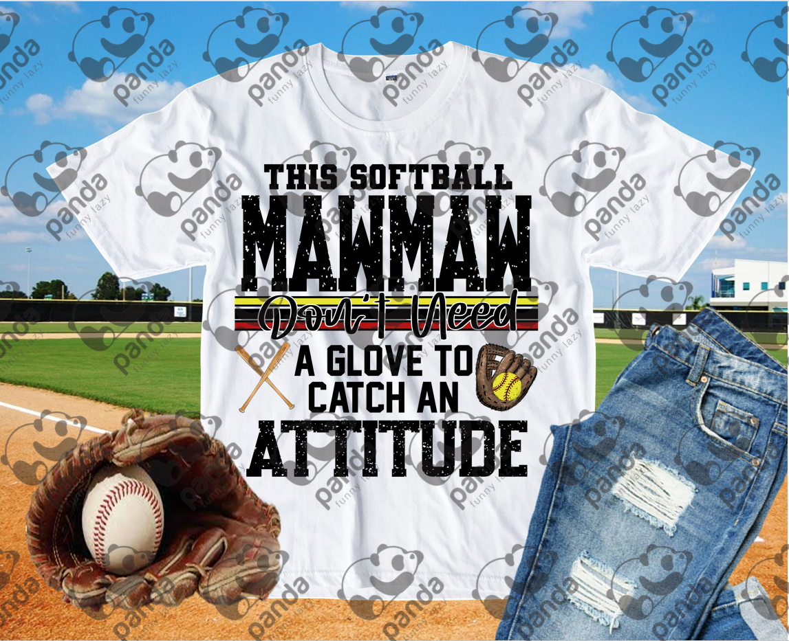 This softball mawmaw don't need a glove to catch an attitude