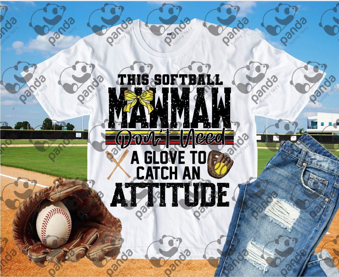 This softball mawmaw don't need a glove to catch an attitude 2