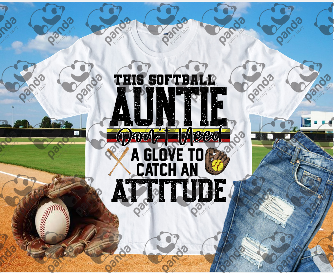 This softball auntie don't need a glove to catch an attitude