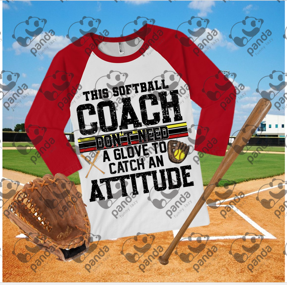 This softball coach don't need a glove to catch an attitude