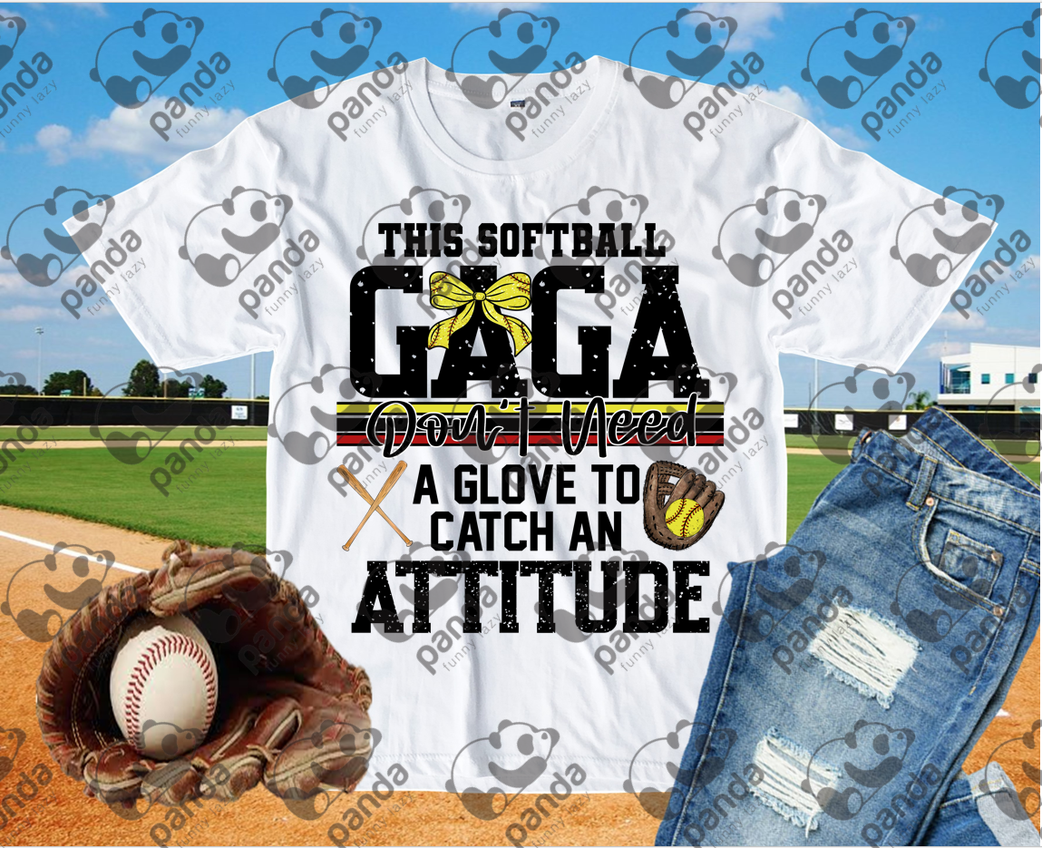 This softball gaga don't need a glove to catch an attitude 2