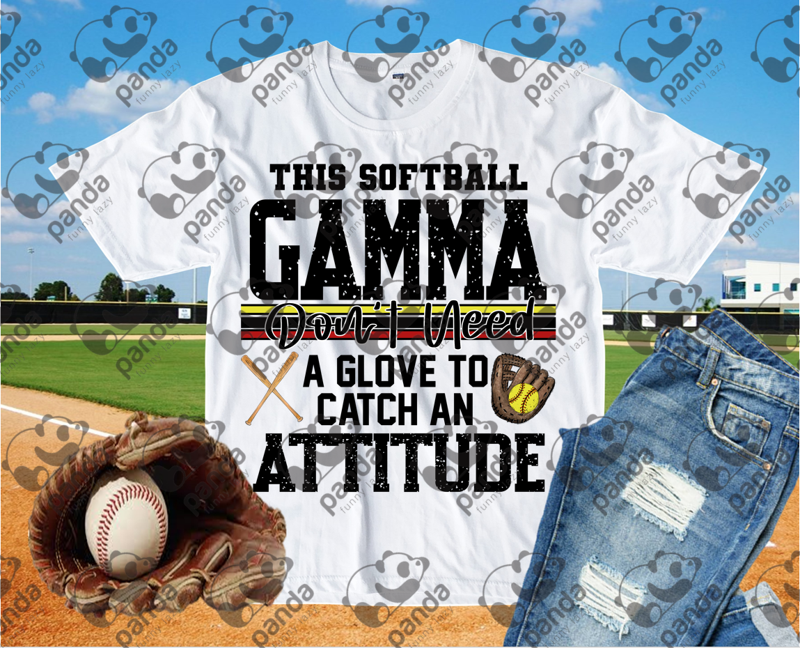 This softball gamma don't need a glove to catch an attitude