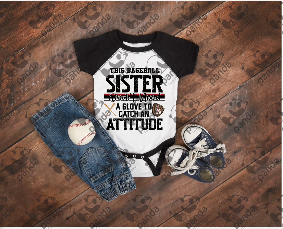 This baseball sister don't need a glove to catch an attitude 2