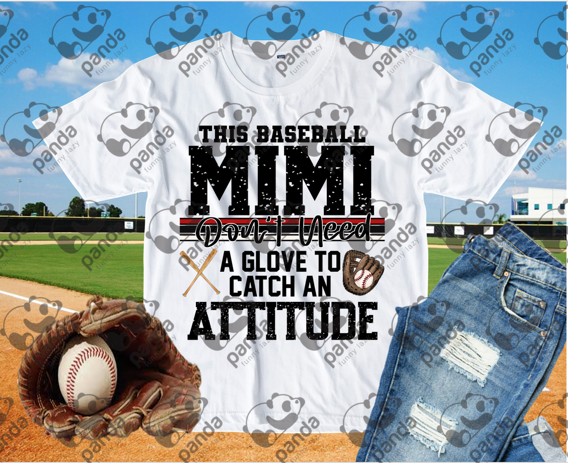 This baseball mimi don't need a glove to catch an attitude 2