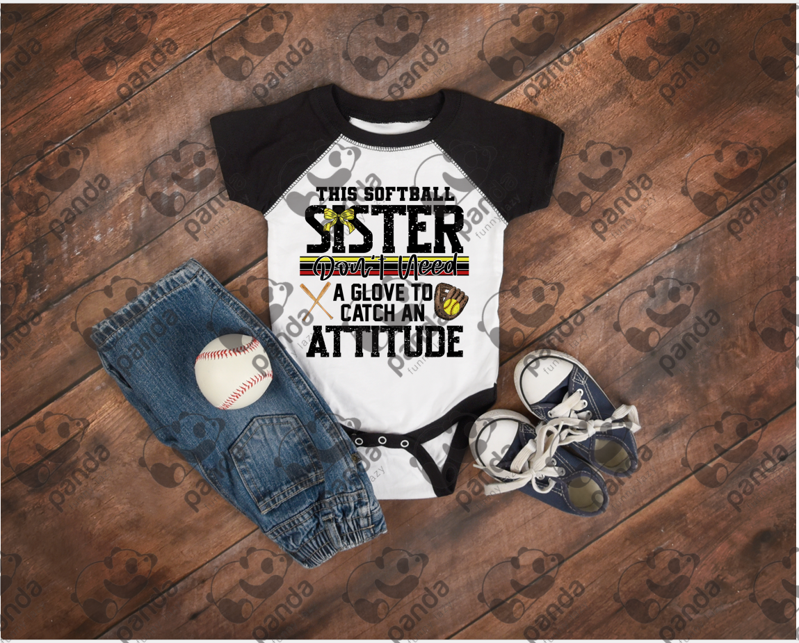 This softball sister don't need a glove to catch an attitude 2