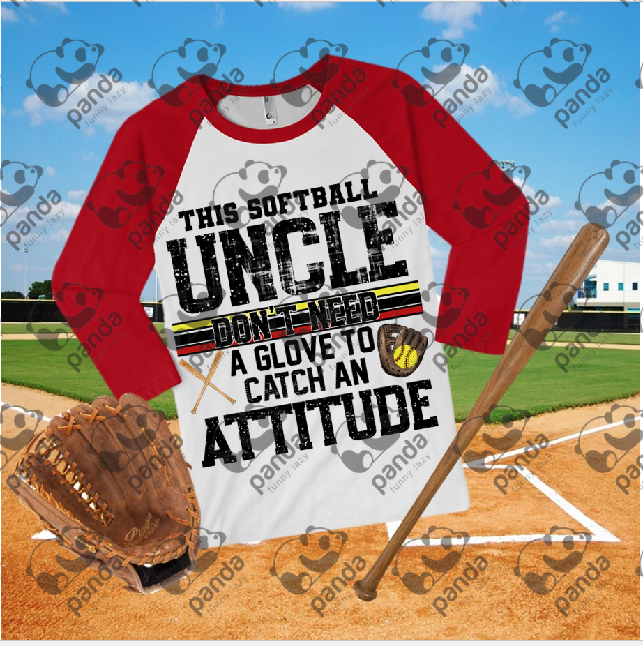 This softball uncle don't need a glove to catch an attitude