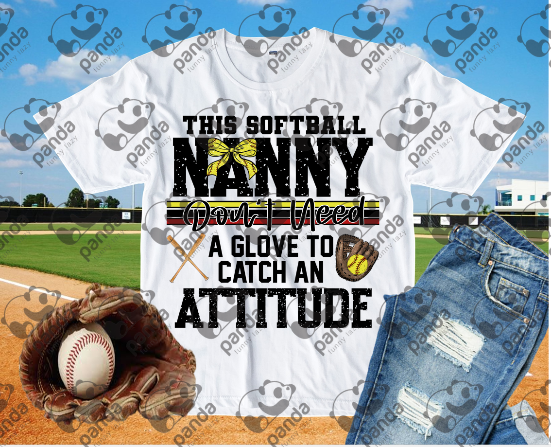 This softball nanny don't need a glove to catch an attitude 2