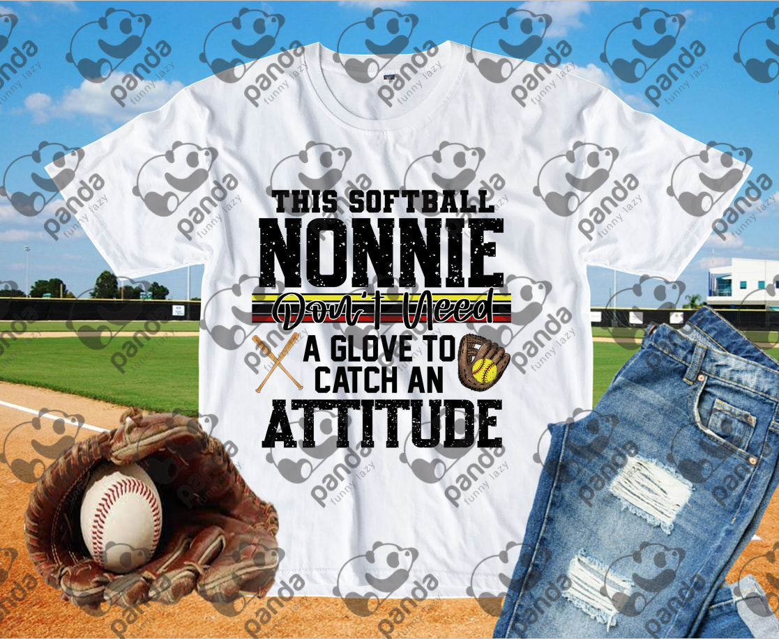 This softball nonnie don't need a glove to catch an attitude 2