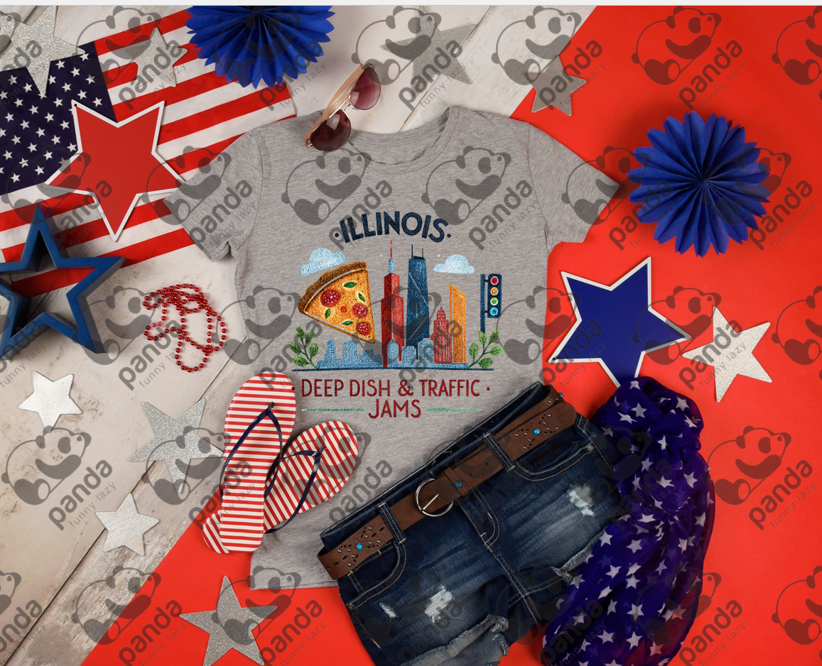 Illinois - Deep dish and traffic jams