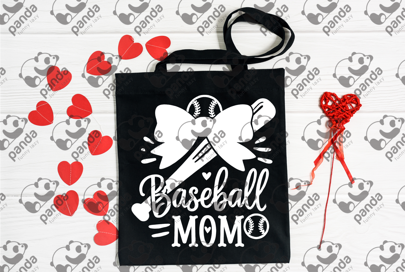 Baseball mom (white)