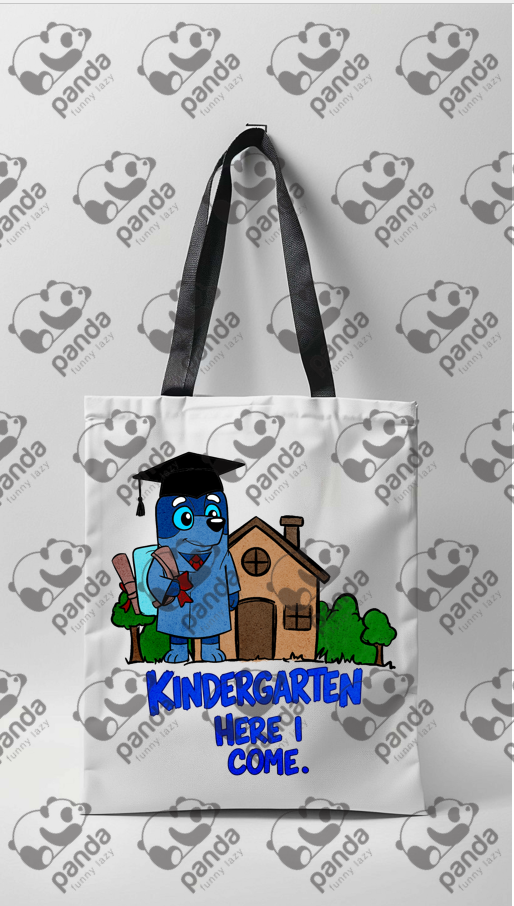 Kindergarten here I come (cartoon dogs)