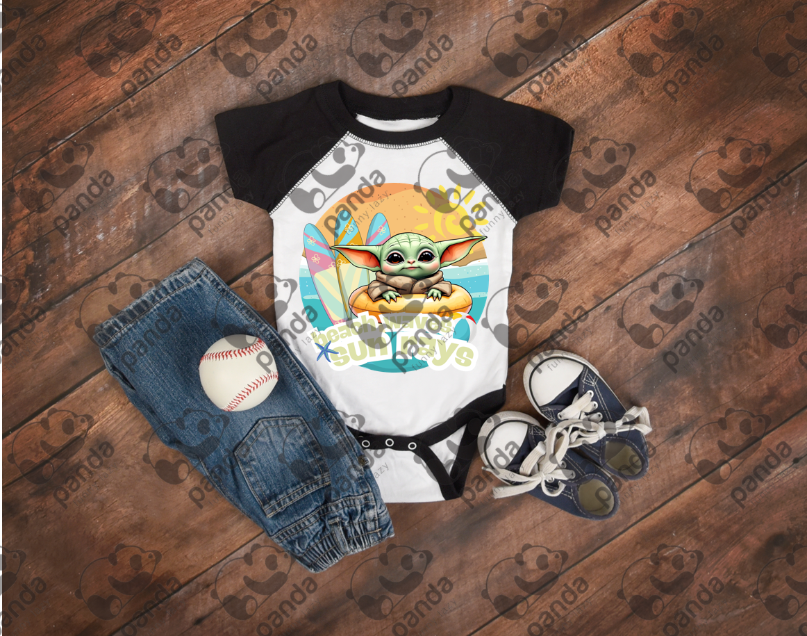 Beach waves sun rays (M)