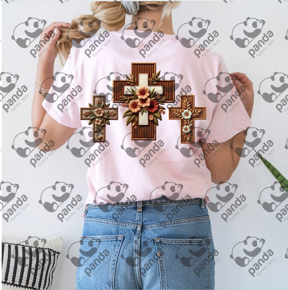 3 wooden crosses