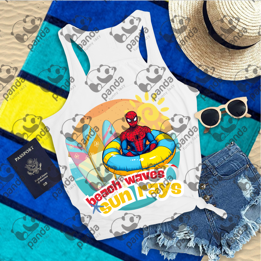 Beach waves sun rays (SM)