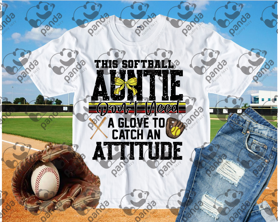 This softball auntie don't need a glove to catch an attitude 2