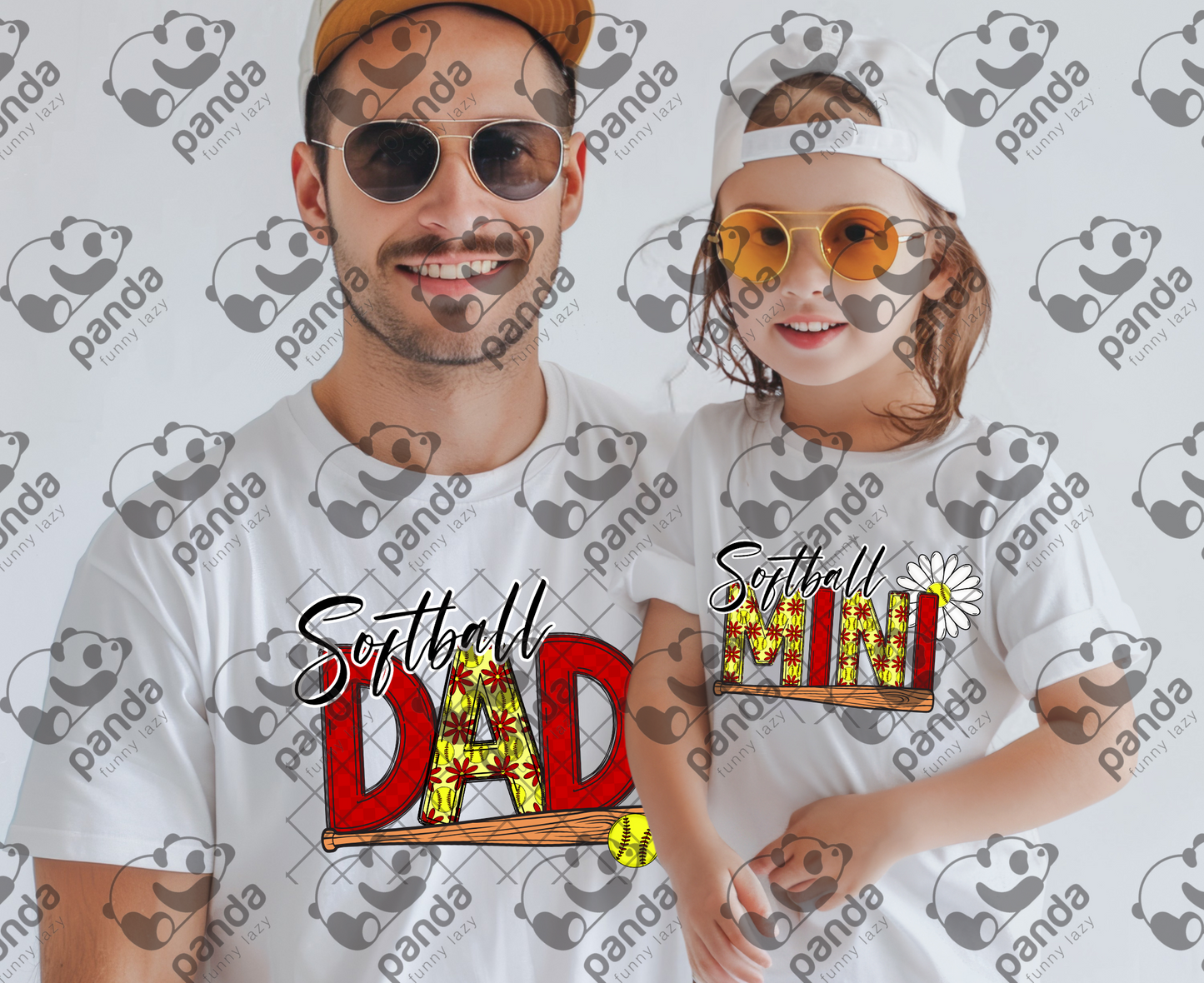 Softball dad and mini combo