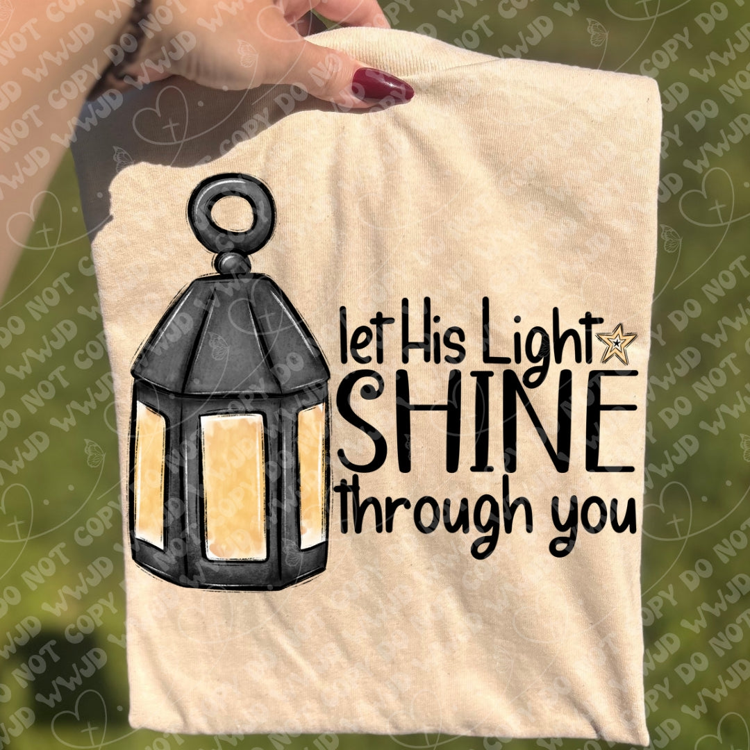 Let His light shine through you