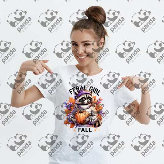 Feral girl fall