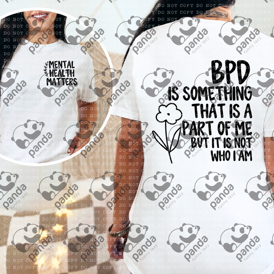 BPD is something that is a part of me but not who I am