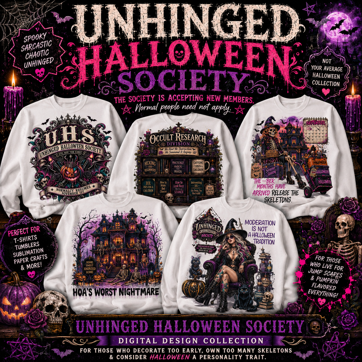 Unhinged Halloween Society Solo Collab