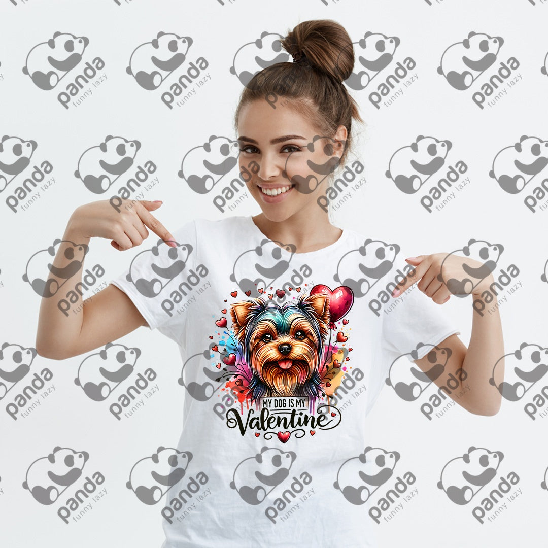 My dog is my valentine (Yorkie)
