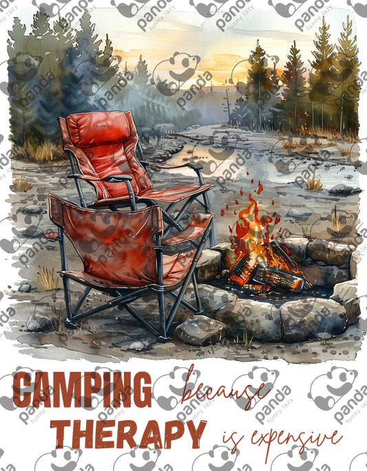 Camping because therapy is expensive