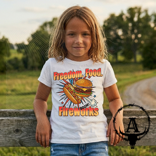Freedom, food, fireworks